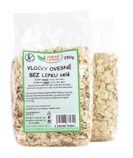 Vločky ovesné BEZ LEPKU celé Zdraví z přírody